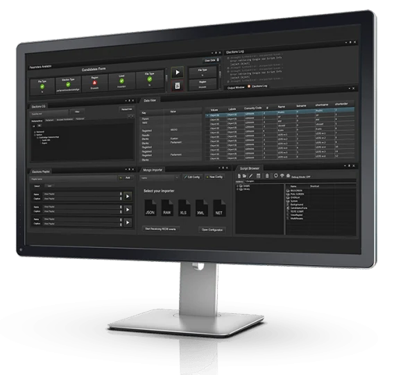 Grafica & Decor Virtual - wTVision Elections CG | ELECTORAL DATA MANAGEMENT