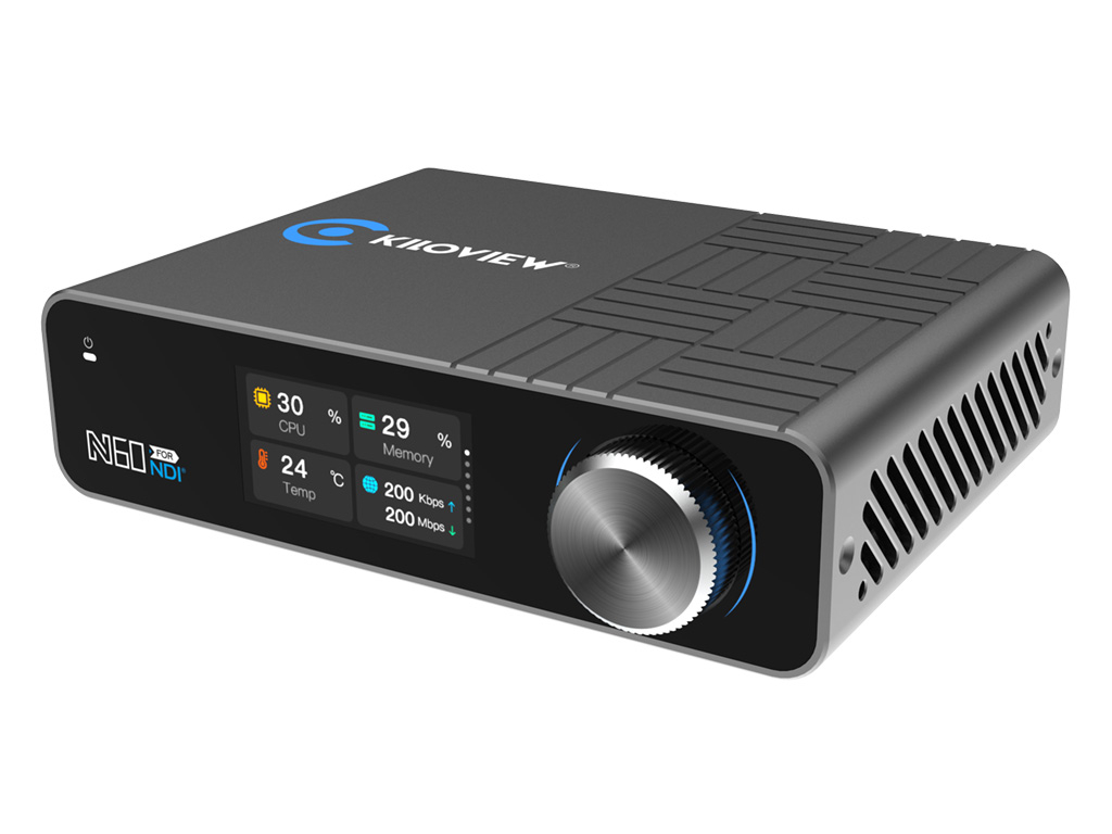 Kiloview N6 Convertitore Bidirezionale HDMI/NDI – Codifica E Decodifica NDI, PoE, LCD E Controllo PTZ