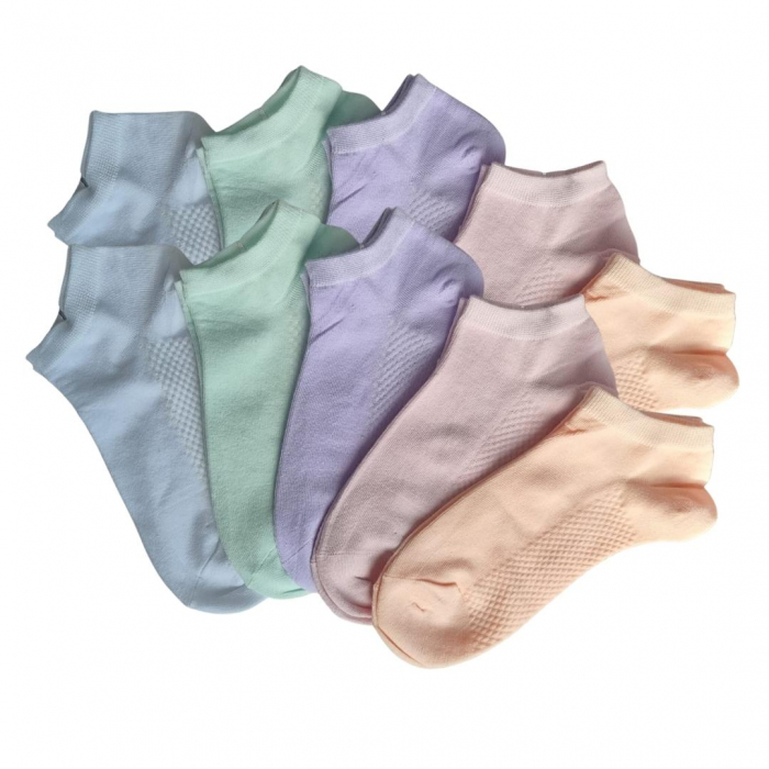 SET 20 PERECHI SOSETE BUMBAC - MULTICOLOR - DAMA [1]
