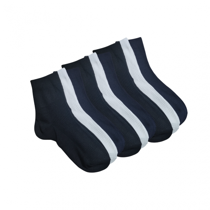 SET 5 PERECHI SOSETE BUMBAC MULTICOLOR LUNGIME MEDIE - BARBATI [1]