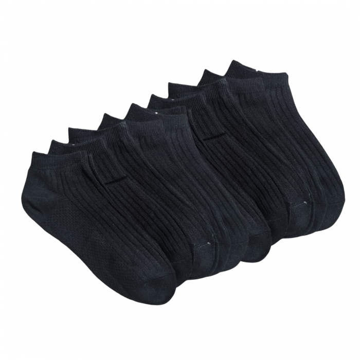 SET 10 PERECHI SOSETE NEGRE BUMBAC SCURTE - BARBATI [1]