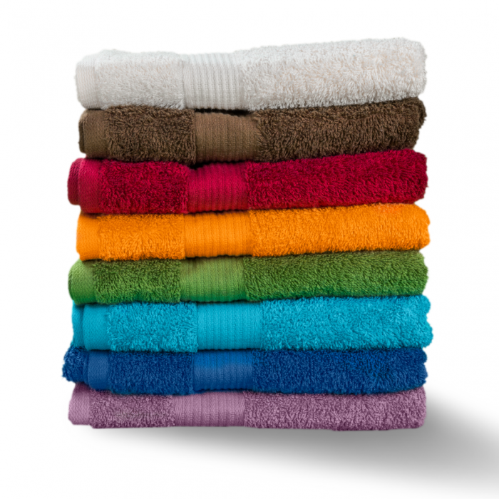 SET 5 PROSOAPE DE BUMBAC 30X50  - GROSIME 450GR. - COLORATE [1]