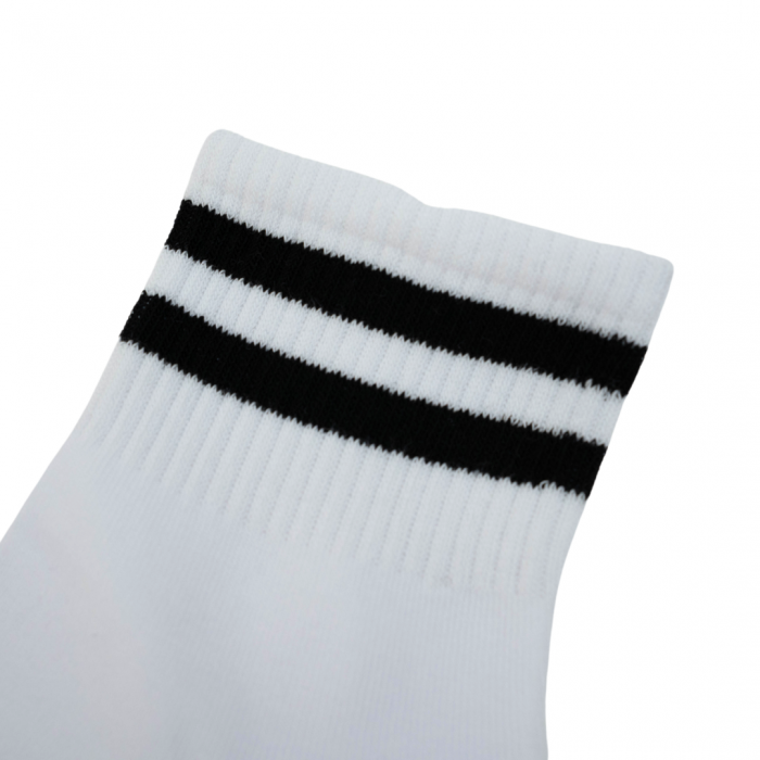SOSETE COPII BUMBAC ALBE CU DUNGI NEGRE - SET 20 DE PERECHI [3]