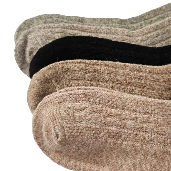 Sosete groase din par de camila ( SET 10 PERECHI DAMA ) – calduroase si rezistente la frig [3]