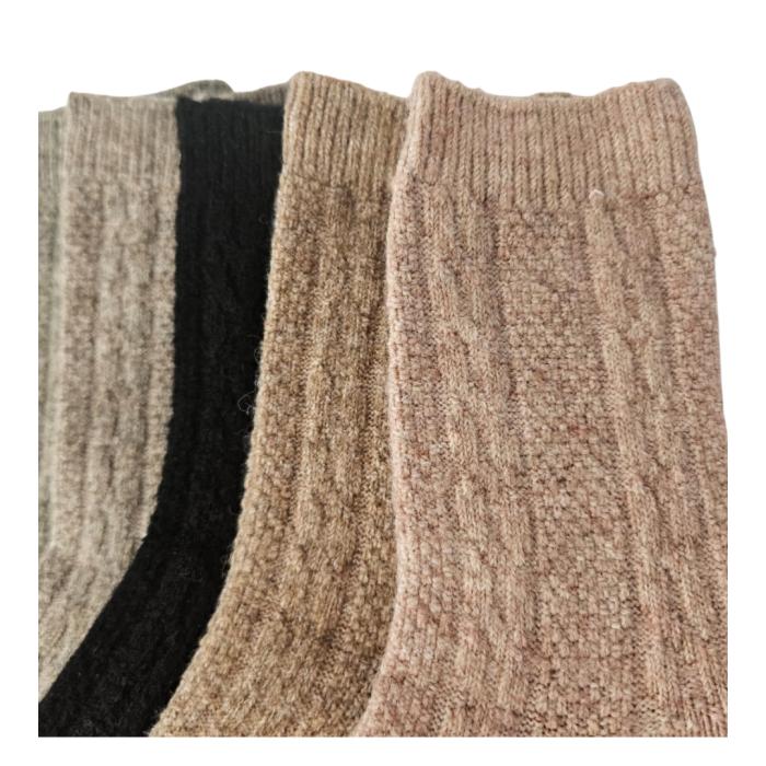 Sosete groase din par de camila ( SET 10 PERECHI DAMA ) – calduroase si rezistente la frig [2]