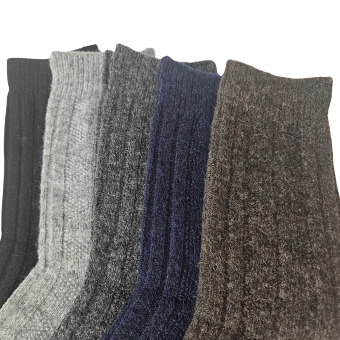 Sosete groase din par de camila ( SET 10 PERECHI BARBATI ) – calduroase si rezistente la frig [2]