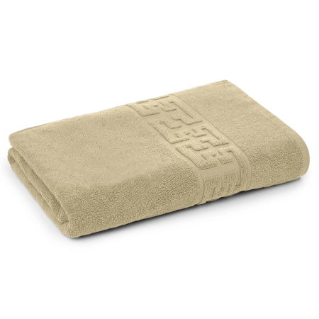 Prosoape Baie 100% Bumbac - Prosop din bumbac 100% pakistanez, model grecesc, Crem , 70x130 cm