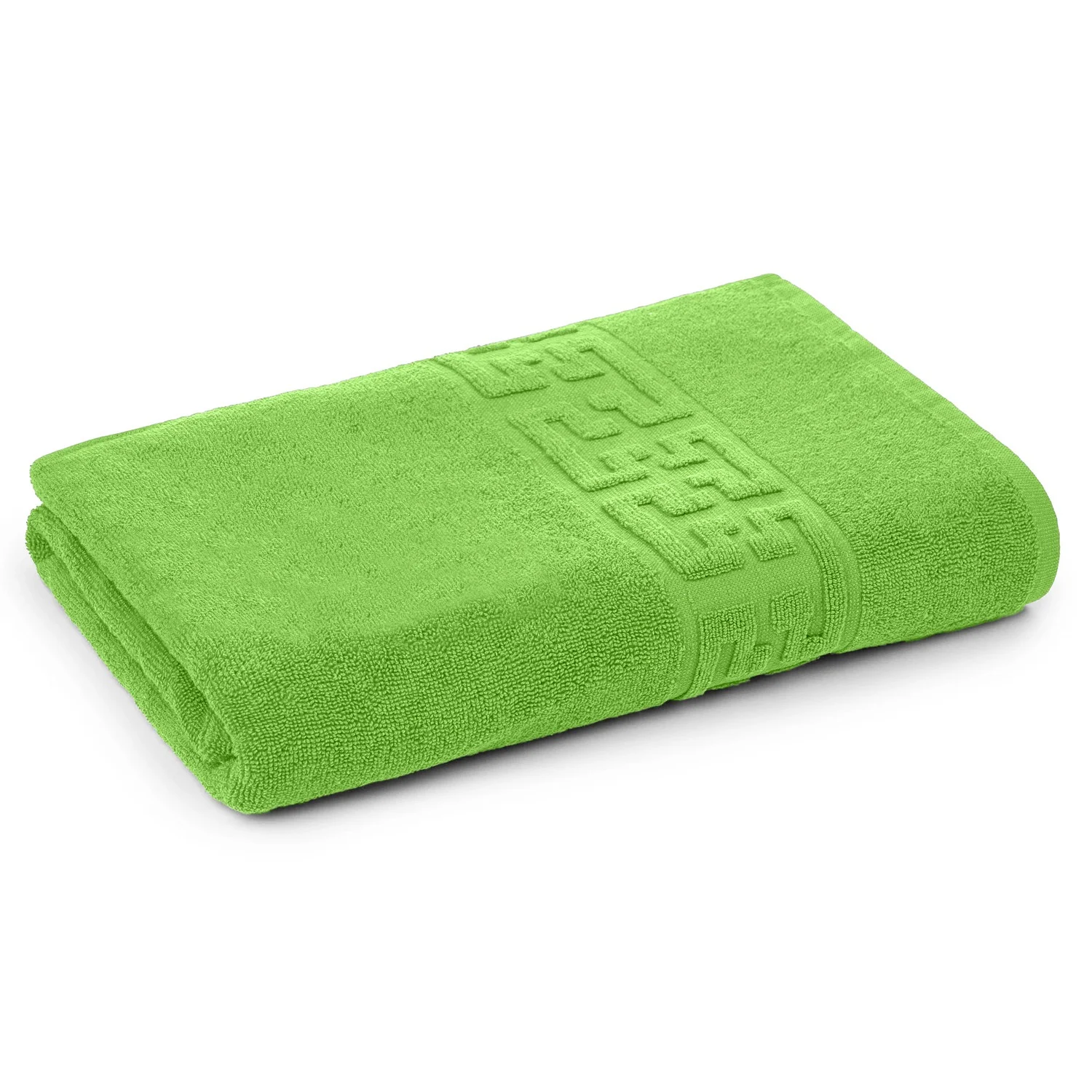 Prosoape Baie 100% Bumbac - Prosop din bumbac 100% pakistanez, model grecesc, Verde deschis , 50x90 cm