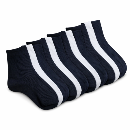 SOSETE BARBATI - SET 5 PERECHI SOSETE BUMBAC MULTICOLOR LUNGIME MEDIE - BARBATI