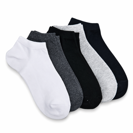 SOSETE BARBATI - SET 5 PERECHI SOSETE BUMBAC SCURTE - CULORI CLASICE - BARBATI