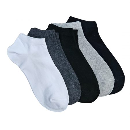 SOSETE BARBATI - SET 20 PERECHI SOSETE BUMBAC SCURTE - CULORI CLASICE - BARBATI