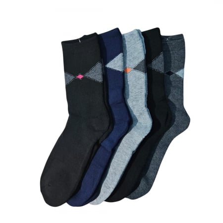 SOSETE BARBATI - Set 10 Sosete Flausate Barbati - Multicolor