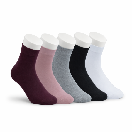 SOSETE DIN BAMBUS - SOSETE BAMBUS LUNGI PENTRU FEMEI - MULTICOLOR - SET 20 PERECHI