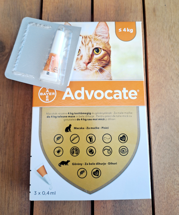 Advocate pentru pisici < 4 kg (0 - 4 kg), 1 pipeta [4]