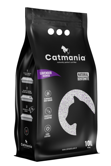 CATMANIA Bentonita Lavanda, Asternut Litiera 10 L [1]