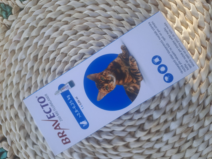 Bravecto Cat spot on 250 mg (2,8-6,25 kg) - o pipetă [4]