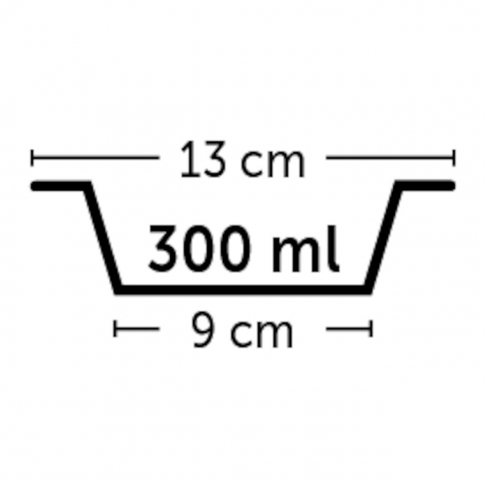 CASTRON PENTRU CAINI SI PISICI TOBIAS INSCRIPTIONABIL CU CRETA FLAMINGO RED S 13CMx300ML [4]