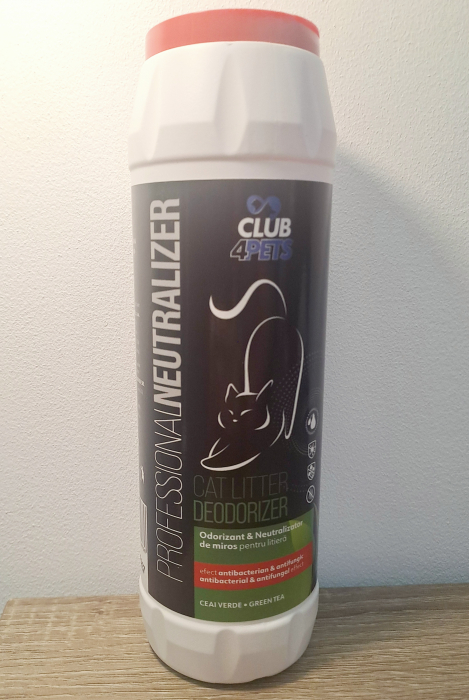 CLUB4PETS ODORIZANT & NEUTRALIZATOR DE MIROS PENTRU LITIERĂ, CU AROMĂ DE CEAI VERDE, 500g [3]