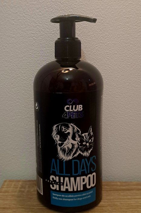CLUB4PETS Sampon premium ALL DAYS pentru caini si pisici, Uz zilnic, 500 ML [4]
