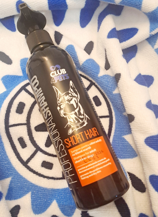 CLUB4PETS Sampon profesional SHORT HAIR pentru caini adulti cu blana scurta, 250 ML [2]