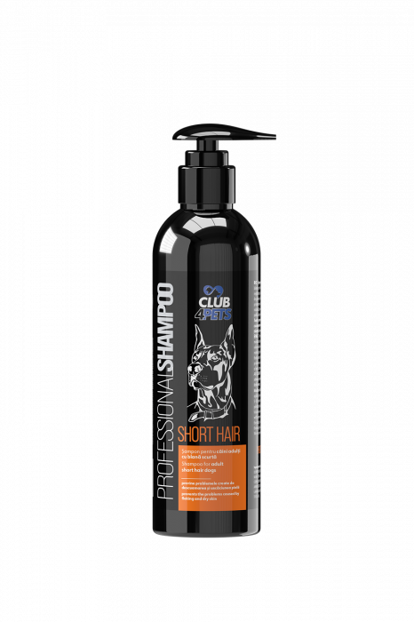 CLUB4PETS Sampon profesional SHORT HAIR pentru caini adulti cu blana scurta, 250 ML [5]