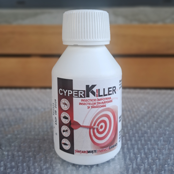 Cyper-Killer, insecticid impotriva insectelor taratoare si zburatoare, 100 ml [2]