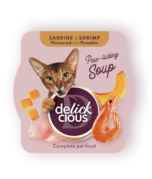 Delickcious. Supa de sardină cu creveți aromată cu dovleac, 80 g. [2]