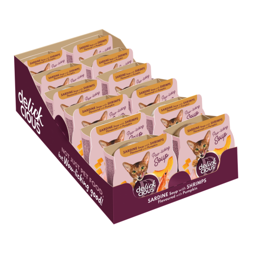 Delickcious. Supa de sardină cu creveți aromată cu dovleac, 80 g. [3]