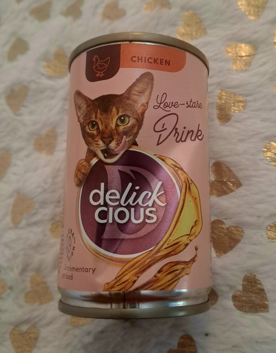 DELICKCIOUS, Conserva cu bautura cu pui pentru pisici, 140g [6]