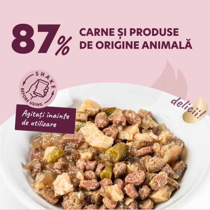 Delickcious. Miel, piept de pui și fasole verde în gelatină, 85 g. [2]