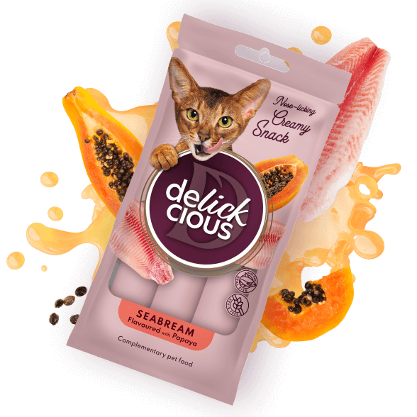 DELICKCIOUS, Recompense cremoase cu dorada si aroma de papaya, 60g [1]