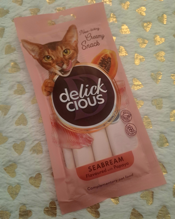 DELICKCIOUS, Recompense cremoase cu dorada si aroma de papaya, 60g [3]