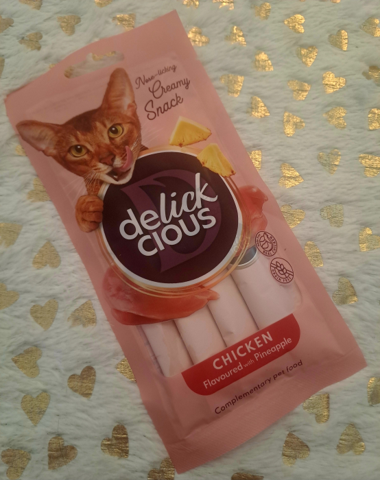 DELICKCIOUS, Recompense cremoase cu pui si ananas, 60g [3]