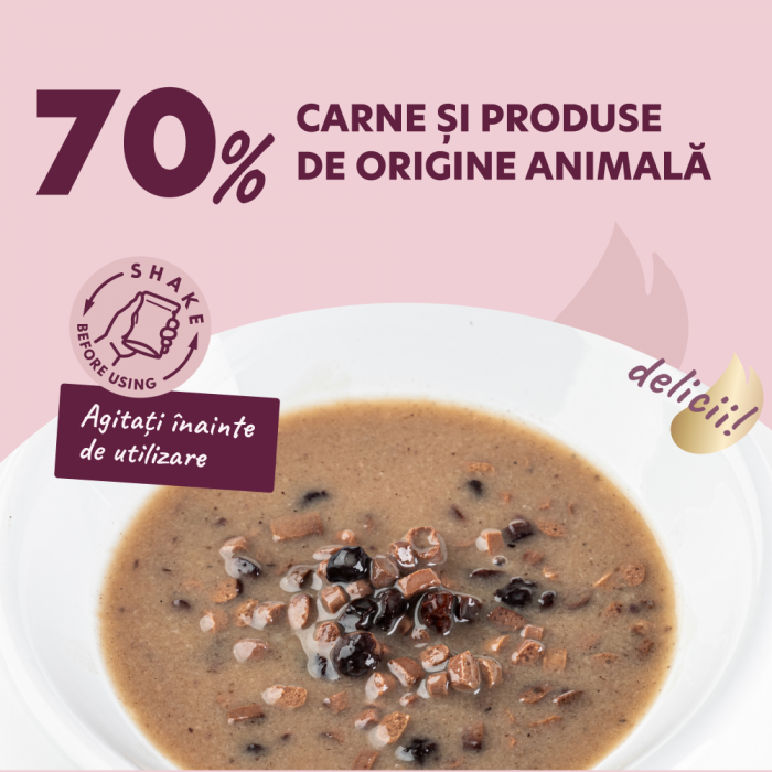 Delickcious. Rață și fructe de pădure în sos cremos, 80 g. [3]