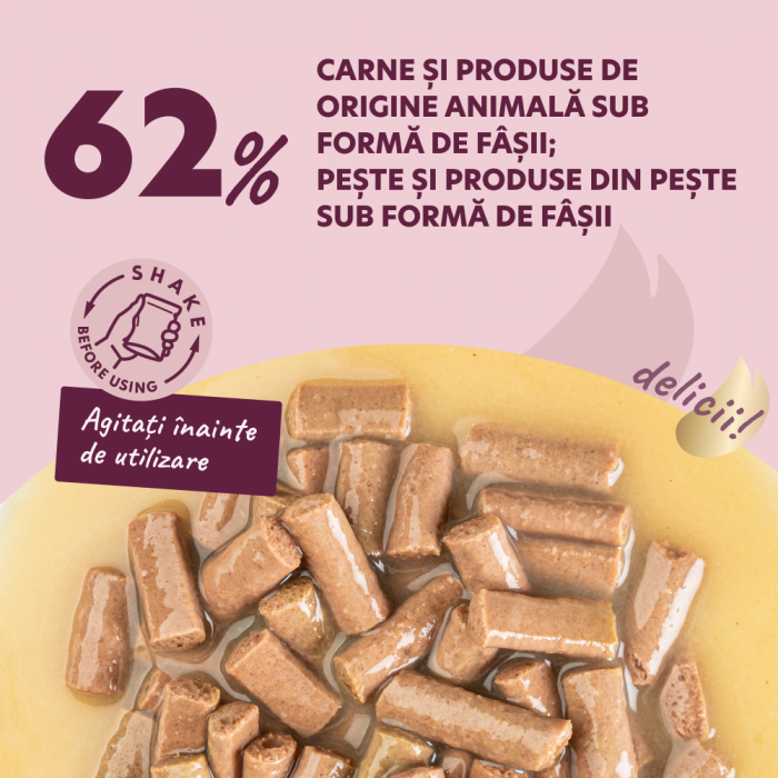Delickcious. Somon și brânză în supă cremoasă, 85 g. [2]