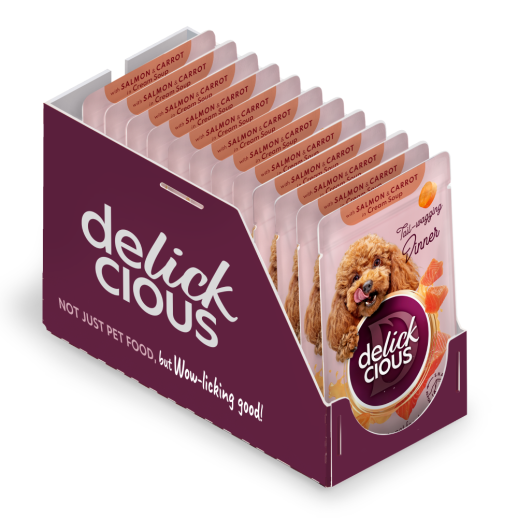 Delickcious. Somon și morcov în supă cremoasă, 85 g. [4]
