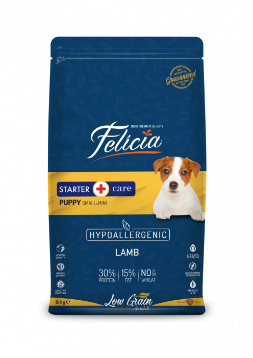 Felicia Hrana Caini Junior Small-Mini Hipoalergenic Starter-Care cu Miel 6Kg [12]