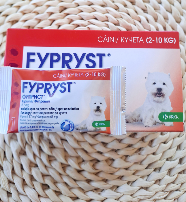 FYPRYST, deparazitare externă câini, pipetă repelentă, S (2-10kg), 1 buc [2]