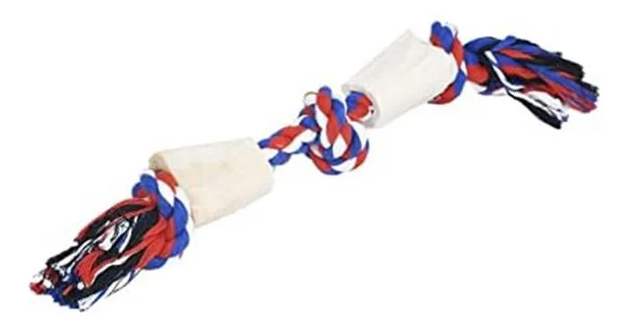 Jucărie de câini din frânghie cu oase adevărate, 45 cm [4]