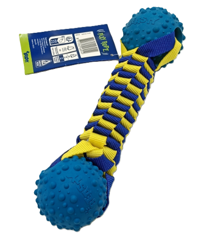 Jucărie pentru câini BEASTY Tugger Play Rope cu mingi din cauciuc [2]