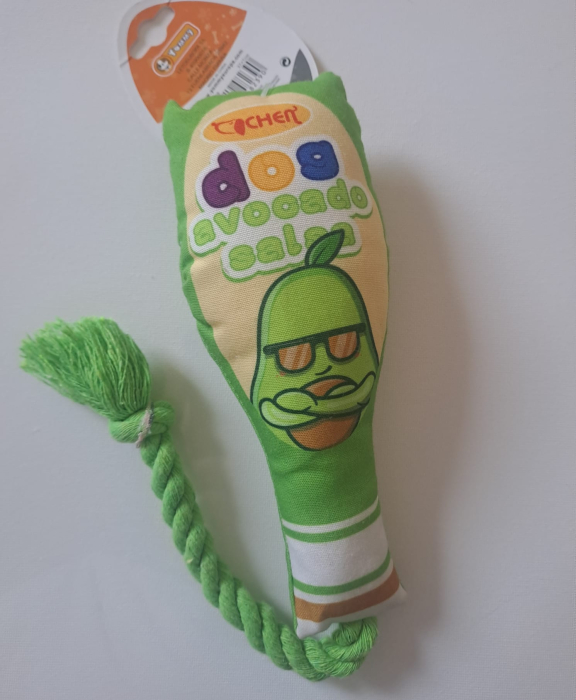 Jucarie pentru caini cu franghie Dog Avocado [4]