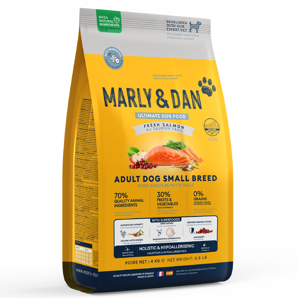 MARLY&DAN HRANA USCATA PENTRU CAINI ADULTI DE TALIE MICA 4kg [1]
