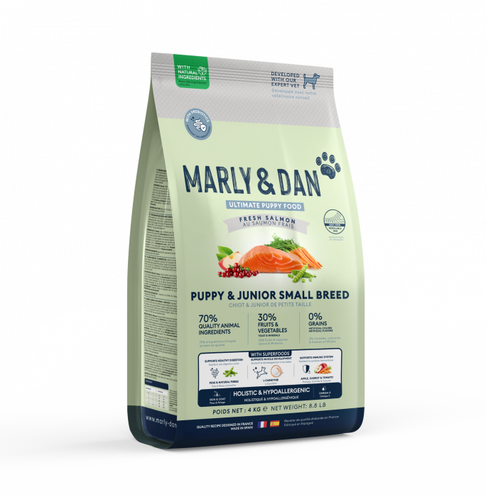MARLY&DAN HRANA USCATA PENTRU CAINI JUNIORI DE TALIE MICA 4kg [6]