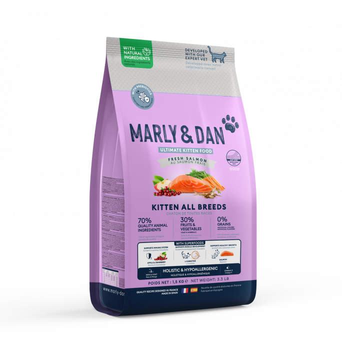MARLY&DAN HRANA USCATA PENTRU PISICI KITTEN 1.5kg [1]
