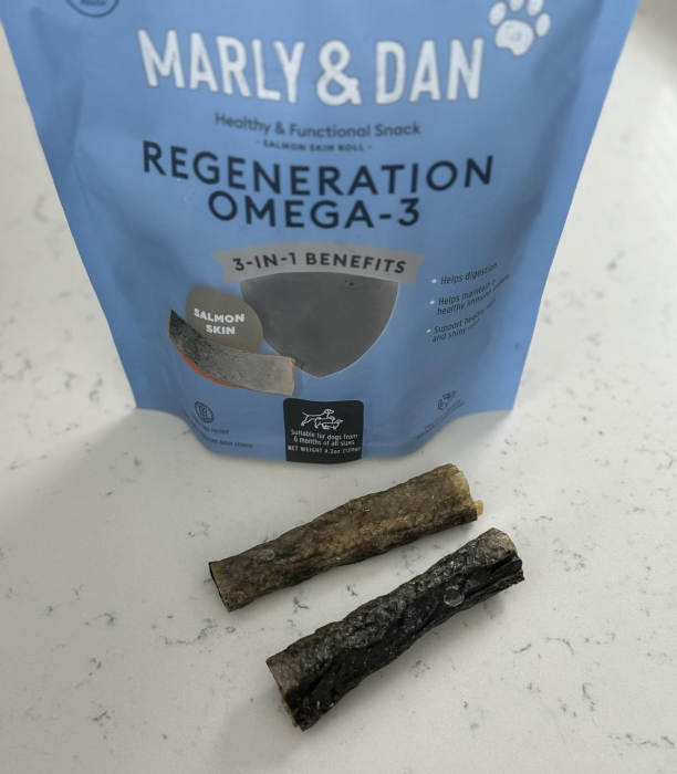 MARLY&DAN Suplimente Salmon Skin OMEGA 3 pentru caini 60g [4]