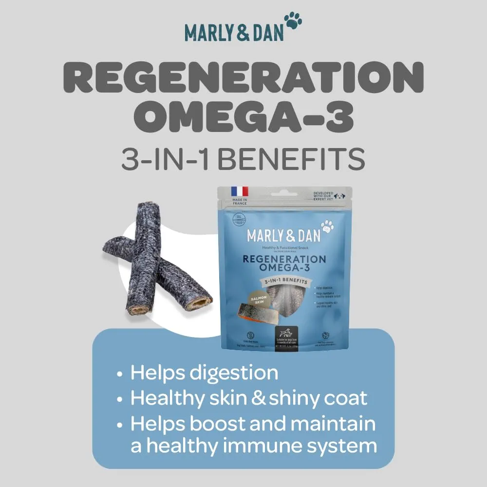 MARLY&DAN Suplimente Salmon Skin OMEGA 3 pentru caini 60g [7]