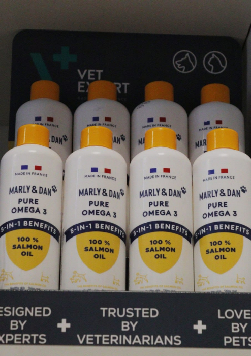 Marly&Dan. Ulei de somon pur, pentru caini si pisici, Omega-3, 250 ml [3]