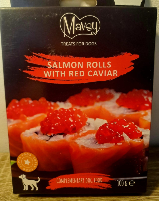 Mavsy rulouri de somon cu caviar roșu [5]