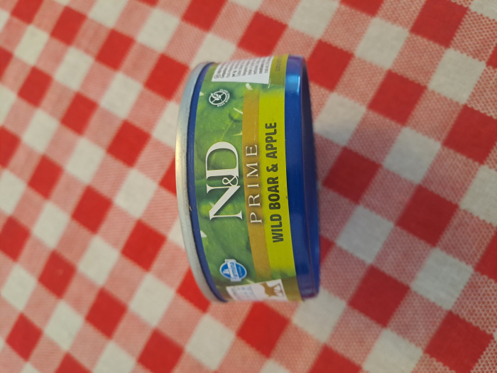 N&D Prime, Mistreț și Măr, conservă hrană umedă fără cereale pisici, (în sos), 70g [2]