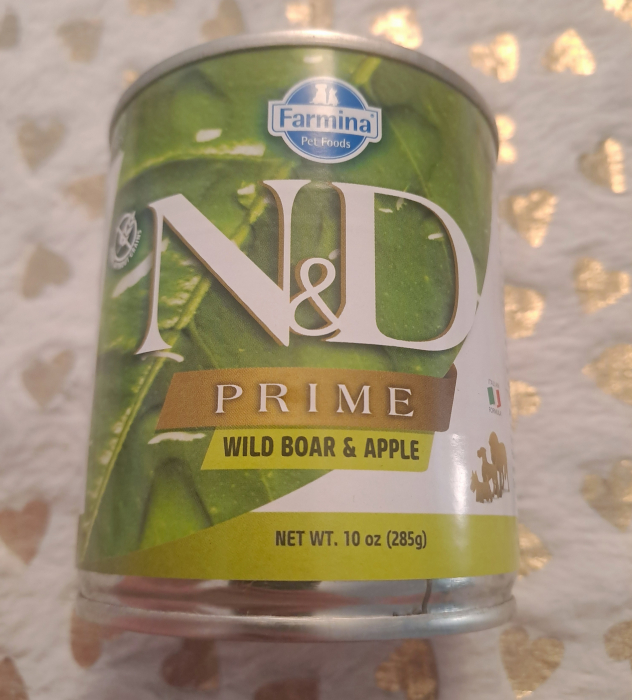 N&D Prime, XS-XL, Mistreț și Măr, conservă hrană umedă fără cereale câini, (în sos), 285g [2]